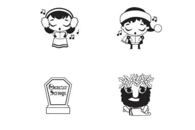 Bah-humbug Dingbats by Illustration Ink — Dingbats Font — thumbnail 5