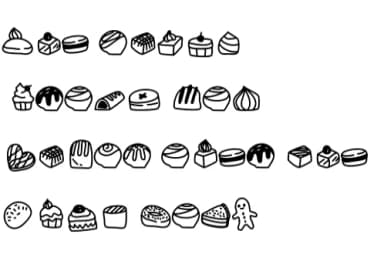Bake and Chocolate Bite by Apollo no.64 — Dingbats Font — thumbnail 7