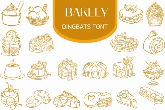 Bakely by Heartcraft Atelier — Dingbats Font