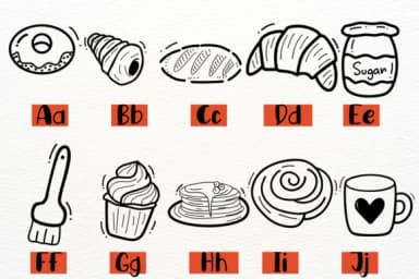 Bakery by Petal Pixels — Dingbats Font — thumbnail 2