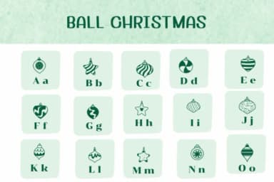 Ball Christmas by Ketsarin — Dingbats Font — thumbnail 2