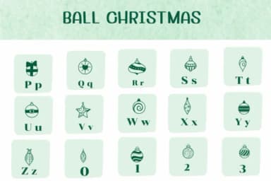 Ball Christmas by Ketsarin — Dingbats Font — thumbnail 3