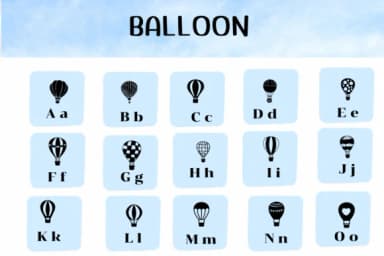 Ballon by Ketsarin — Dingbats Font — thumbnail 2