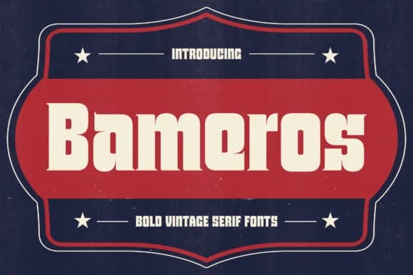Bameros by konstantinestudio — Slab Serif Font