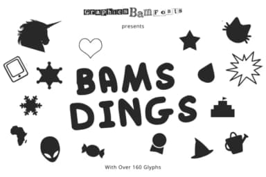 Bam's Dings by GraphicsBam Fonts — Dingbats Font — thumbnail 1