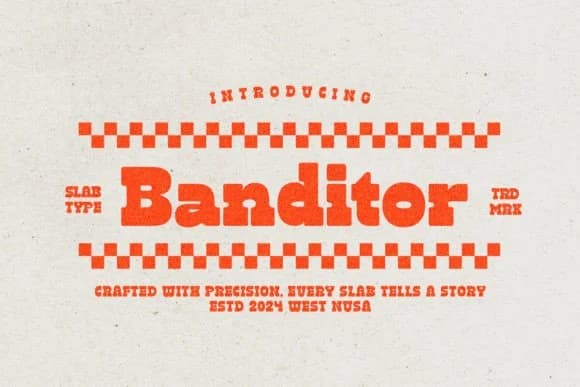Banditor by baletype — Slab Serif Font