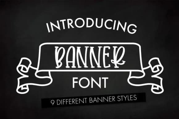 Banner by Freelingdesignhouse — Dingbats Font