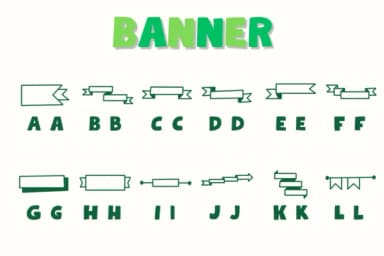 Banner by Chonada — Dingbats Font — thumbnail 2