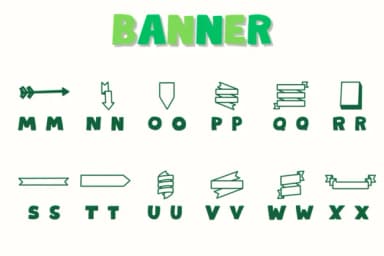 Banner by Chonada — Dingbats Font — thumbnail 3