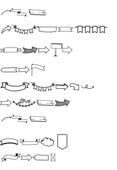 Banner and Arrows by Fox7 — Dingbats Font — thumbnail 7