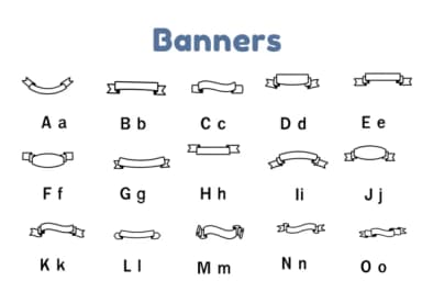 Banners by Nun Sukhwan — Dingbats Font — thumbnail 2