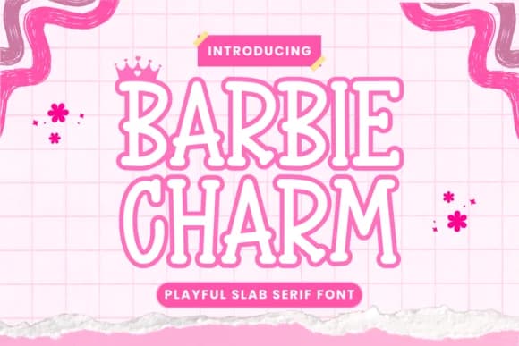 Barbie Charm by Letterayu — Slab Serif Font