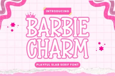 Barbie Charm by Letterayu — Slab Serif Font — thumbnail 1