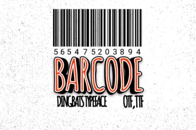 Barcode by Minimalistartstudio — Dingbats Font — thumbnail 1