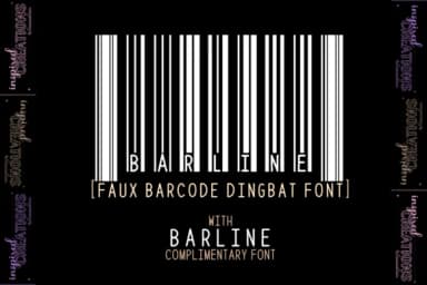Barline by RancesRein — Dingbats Font — thumbnail 1