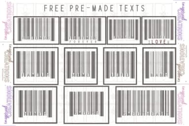 Barline by RancesRein — Dingbats Font — thumbnail 6