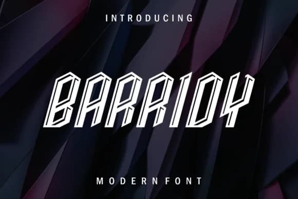 Barridy by prayoga_std — Slab Serif Font