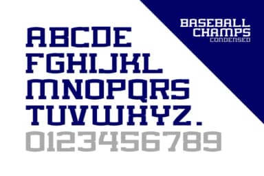 Baseball Champs by Alphabet Agency — Slab Serif Font — thumbnail 3