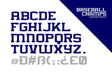 Baseball Champs by Alphabet Agency — Slab Serif Font — thumbnail 4