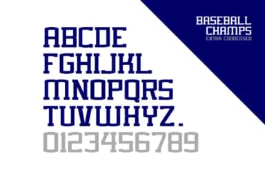 Baseball Champs by Alphabet Agency — Slab Serif Font — thumbnail 5