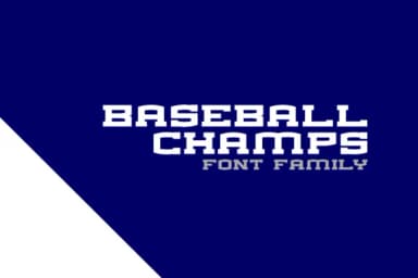 Baseball Champs by Alphabet Agency — Slab Serif Font — thumbnail 8