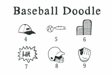 Baseball Doodle by Suphitchaya — Dingbats Font — thumbnail 4