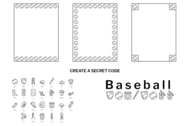 Baseball Doodle by digitalplannerland — Dingbats Font — thumbnail 6