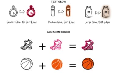 Basketball Doodle by digitalplannerland — Dingbats Font — thumbnail 5
