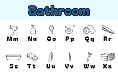 Bathroom by Chonada — Dingbats Font — thumbnail 3