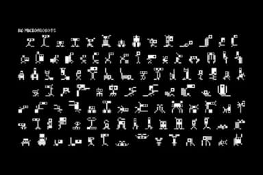 BD MicronRobots by Büro Destruct — Dingbats Font — thumbnail 5