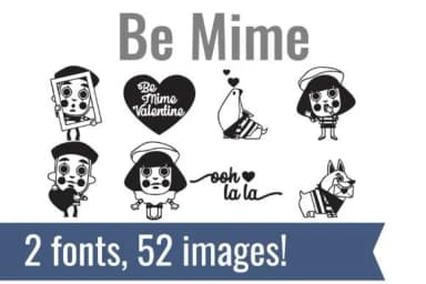 Be Mime Dingbats by Illustration Ink — Dingbats Font — thumbnail 1