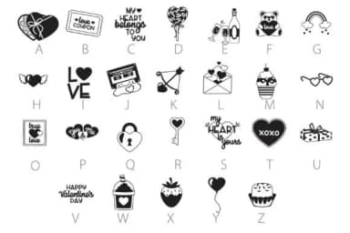 Be Mime Dingbats by Illustration Ink — Dingbats Font — thumbnail 4