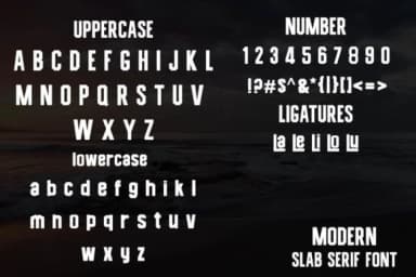 Beach by Mahesa Design — Slab Serif Font — thumbnail 2