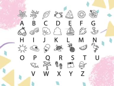 Beach Fun by Happy Bamboo — Dingbats Font — thumbnail 2