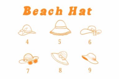Beach Hat by Suphitchaya — Dingbats Font — thumbnail 4