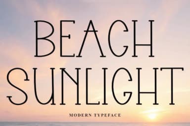 Beach Sunlight by Inermedia STUDIO — Slab Serif Font — thumbnail 1