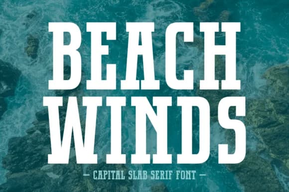Beach Winds by Jasm (7NTypes) — Slab Serif Font