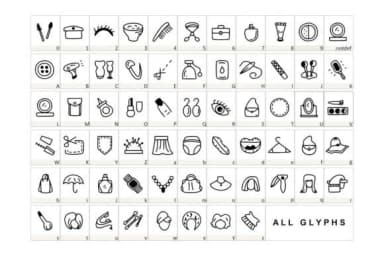 Beautiful by YandiDesigns — Dingbats Font — thumbnail 2