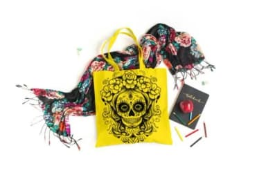 Beautiful La Catrina Sugar Skull by MOMAT THIRTYONE — Dingbats Font — thumbnail 5