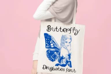 Beauty Butterfly by KinnareeART — Dingbats Font — thumbnail 5