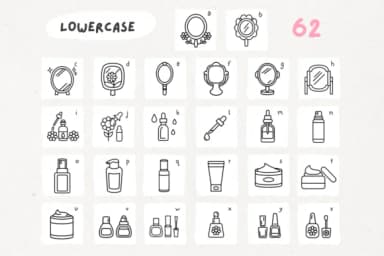 Beauty Doodle by Babymimiart — Dingbats Font — thumbnail 8