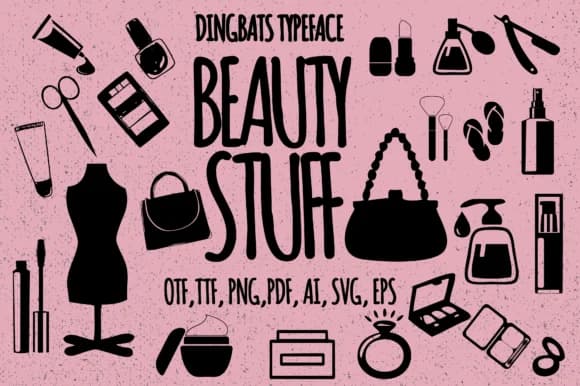 Beauty Stuff by Minimalistartstudio — Dingbats Font