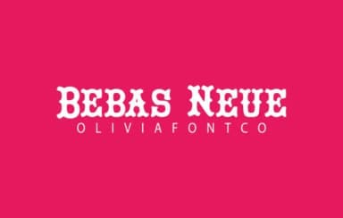 Bebas Neue by OliviaFontCo — Slab Serif Font — thumbnail 1