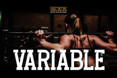 Beckon by Burntilldead — Slab Serif Font — thumbnail 7