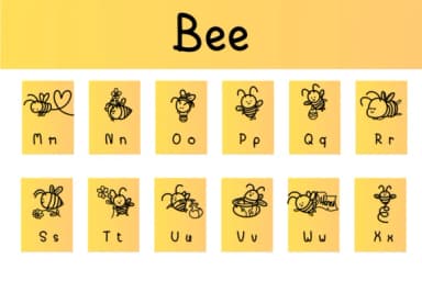 Bee by Chonada — Dingbats Font — thumbnail 3