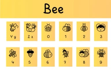 Bee by Chonada — Dingbats Font — thumbnail 4