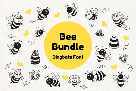 Bee Bundle by Nun Sukhwan — Dingbats Font