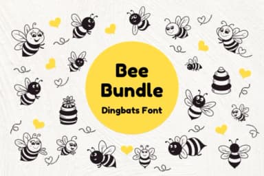 Bee Bundle by Nun Sukhwan — Dingbats Font — thumbnail 1