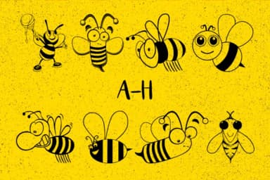 Bee Cute by Minimalistartstudio — Dingbats Font — thumbnail 2