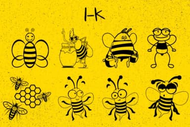 Bee Cute by Minimalistartstudio — Dingbats Font — thumbnail 3
